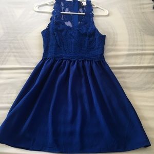 Blue Mini Dress